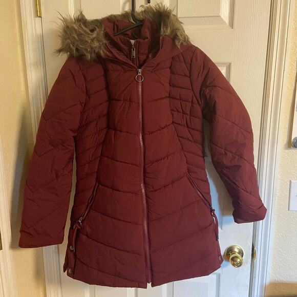 Maralyn And Me Hooded Heavyweight Womens Juniors Puffer Jacket, Sz M -- NWT - Picture 10 of 14